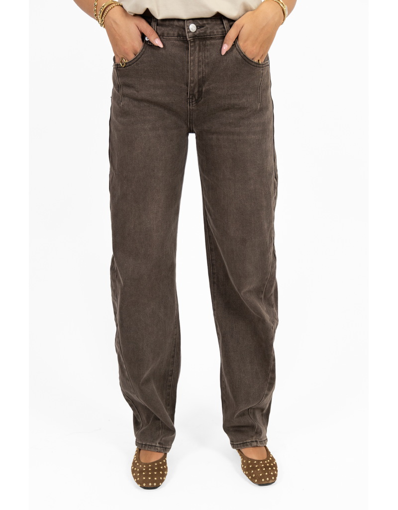 21Jewelz Extra tall balloon jeans - lichtbruin