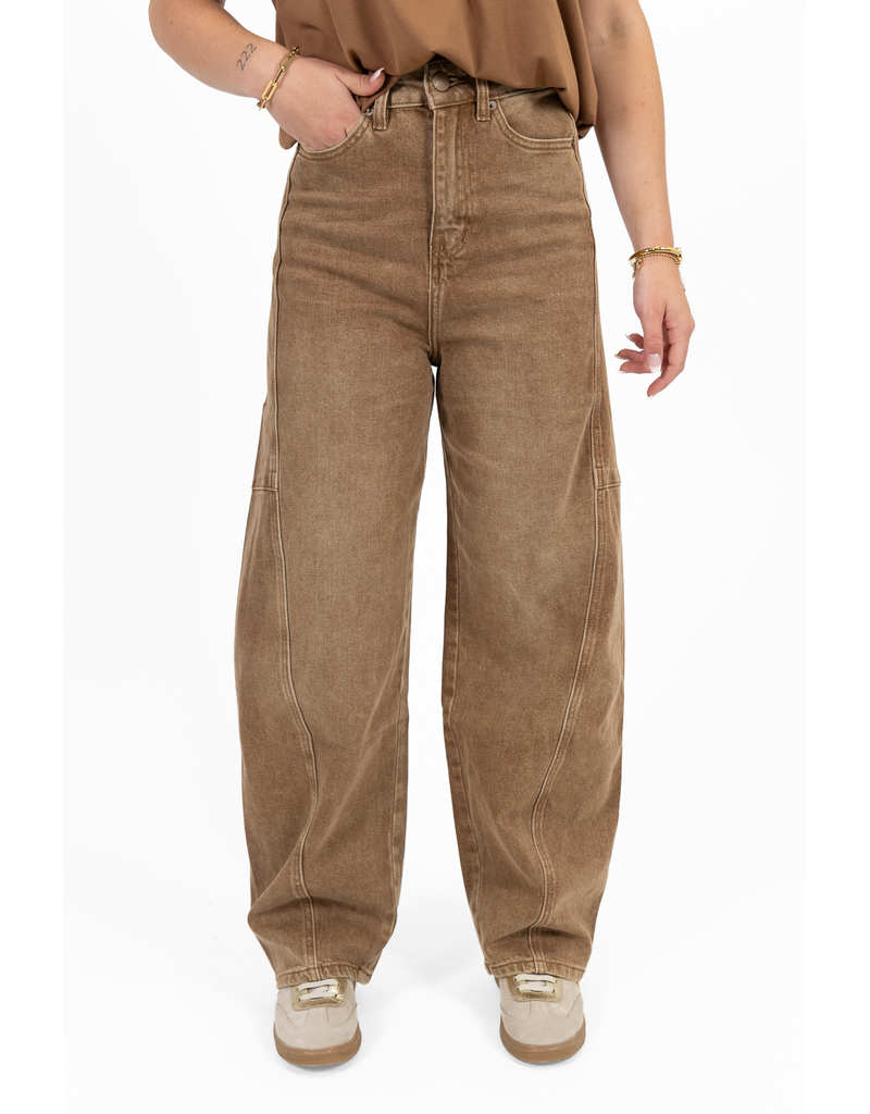 21Jewelz Balloon jeans - washed beige