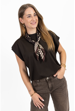 21Jewelz Mouwloze top met elastiek - donkerbruin