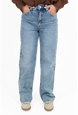 21Jewelz Straight leg jeans met rafels - blauw