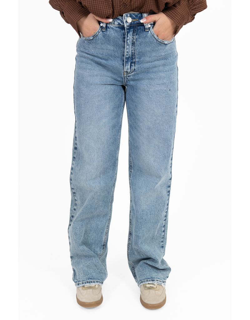 21Jewelz Straight leg jeans met rafels - blauw