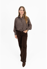 21Jewelz Blouse met ruitpatroontje - bruin