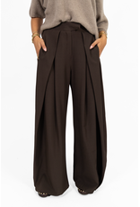 21Jewelz Wide leg pantalon met plooien - bruin