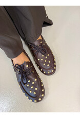 DWRS DWRS | Latty big studs - dark brown