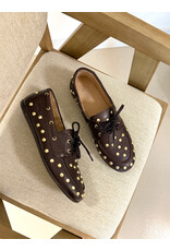 DWRS DWRS | Latty big studs - dark brown