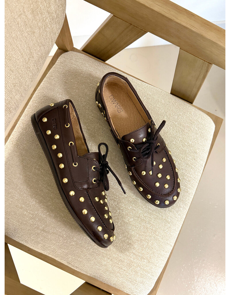 DWRS DWRS | Latty big studs - dark brown