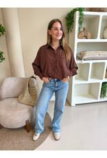 21Jewelz Straight leg jeans met rafels - blauw