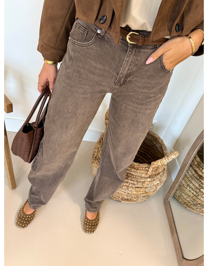 21Jewelz Extra tall balloon jeans - lichtbruin