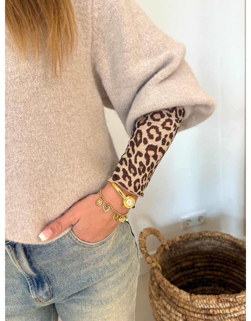 21Jewelz Wollig vestje  - beige