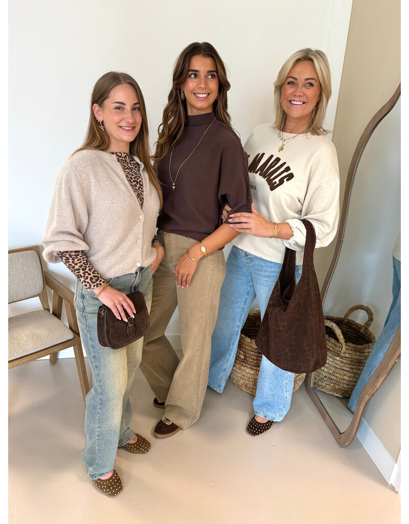 21Jewelz Wollig vestje  - beige