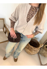 21Jewelz Cashmere top - panterprint