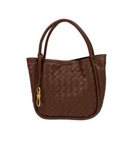 21Jewelz Handtasje met gevlochten details - bruin