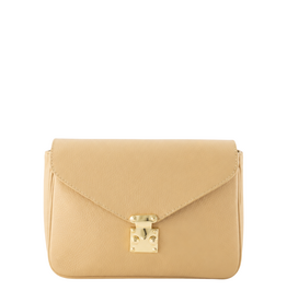 21Jewelz Effen tas met gouden sluiting - biscuit beige