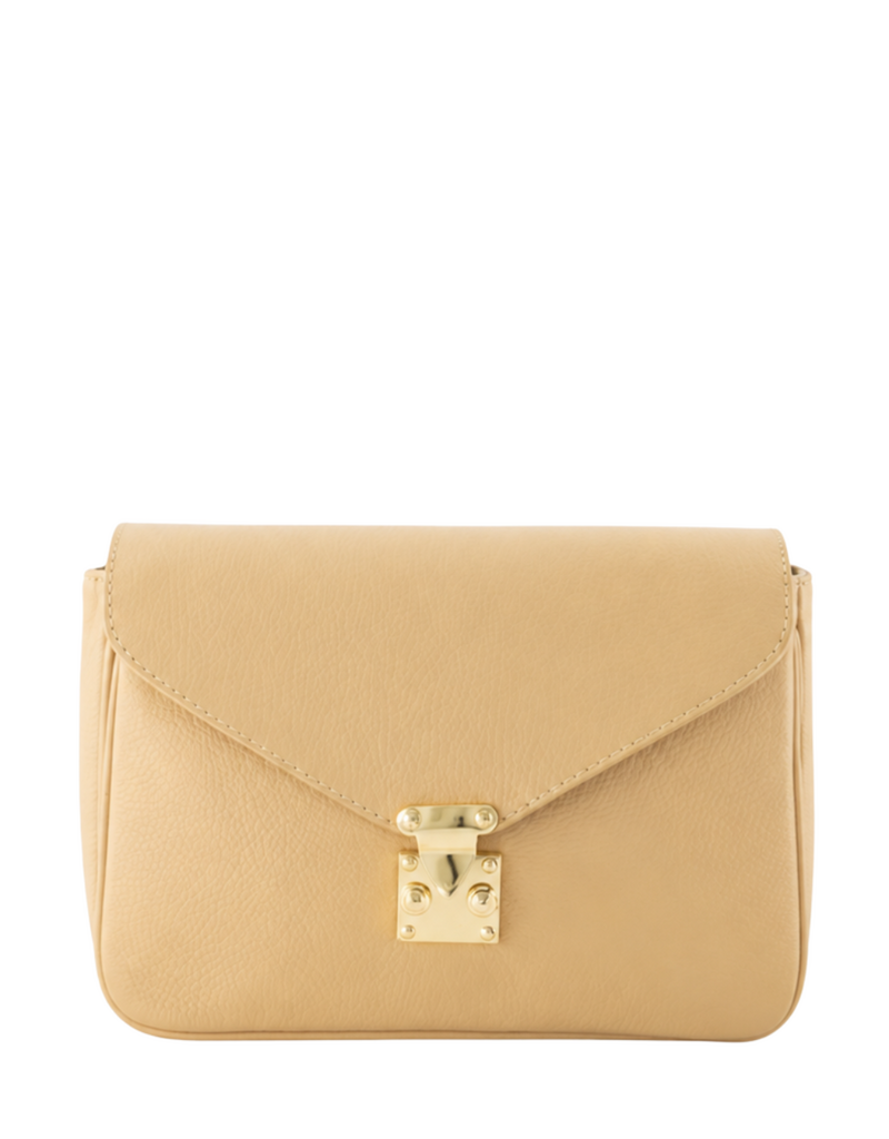 21Jewelz Effen tas met gouden sluiting - biscuit beige