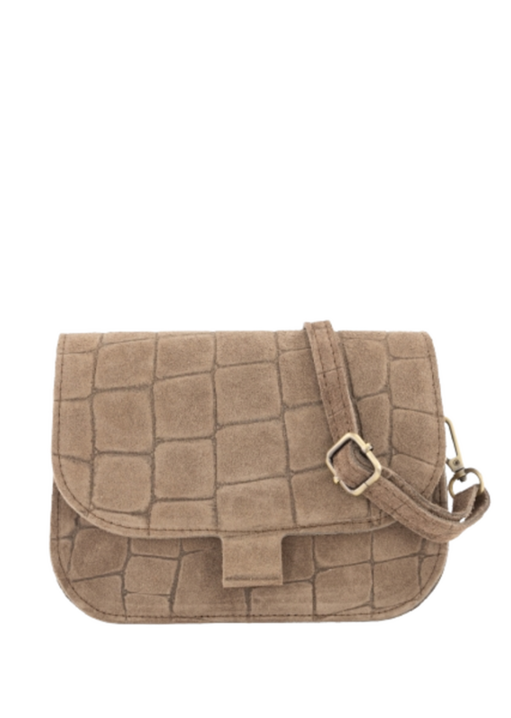 21Jewelz Casual tas - croco taupe