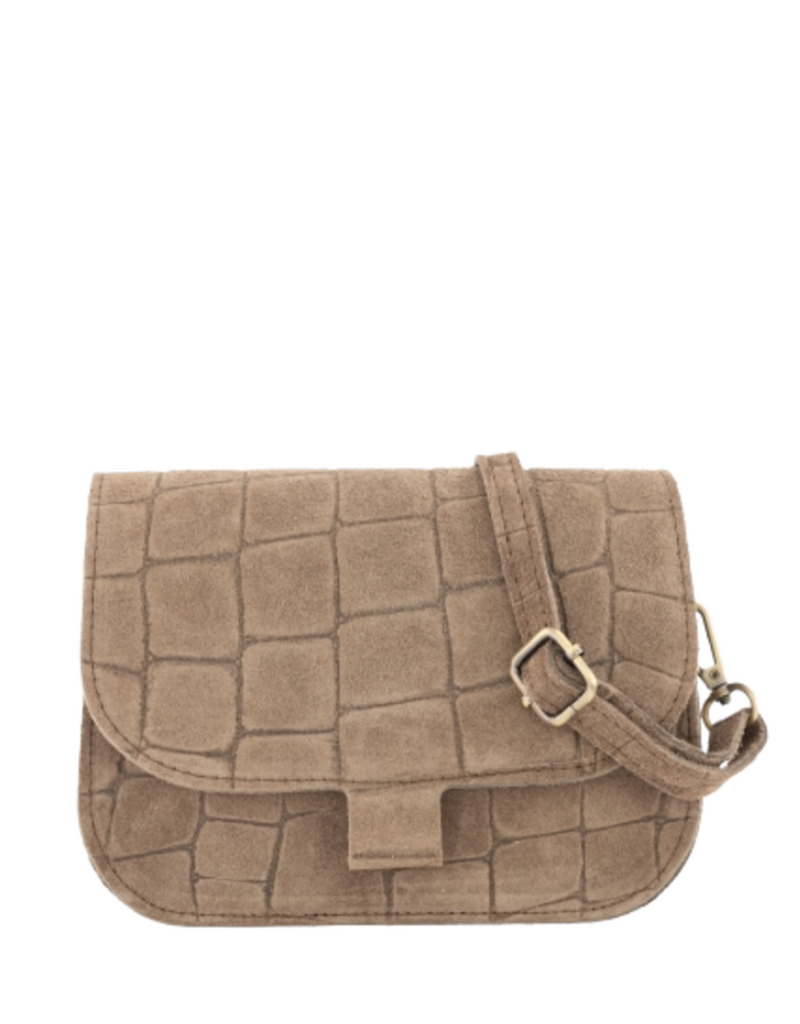 21Jewelz Casual tas - croco taupe