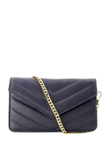 21Jewelz Tasje met gestikt patroon - blauw