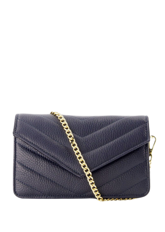 21Jewelz Tasje met gestikt patroon - blauw