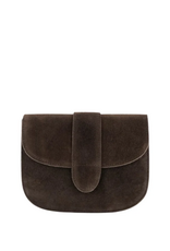 21Jewelz Brand new basic tas - suede donkerbruin