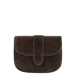 21Jewelz Brand new basic tas - suede donkerbruin