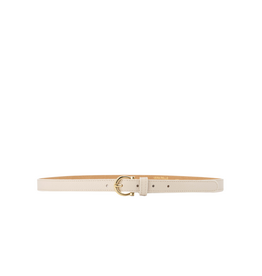 21Jewelz Smalle musthave gold detailed riem - ecru