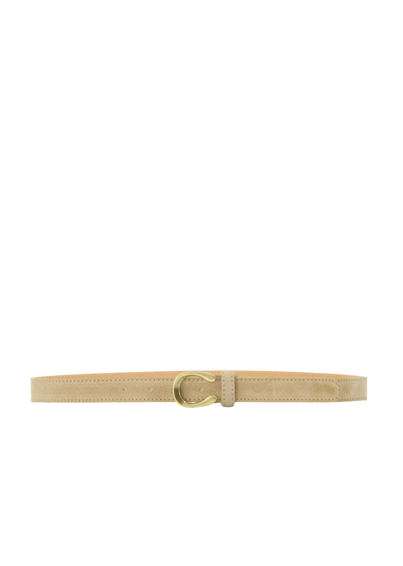 21Jewelz Smalle musthave riem - suede beige