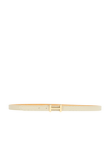 21Jewelz Smalle riem met goud detail - ecru