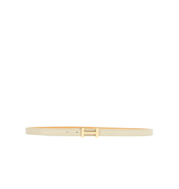 21Jewelz Smalle riem met goud detail - ecru