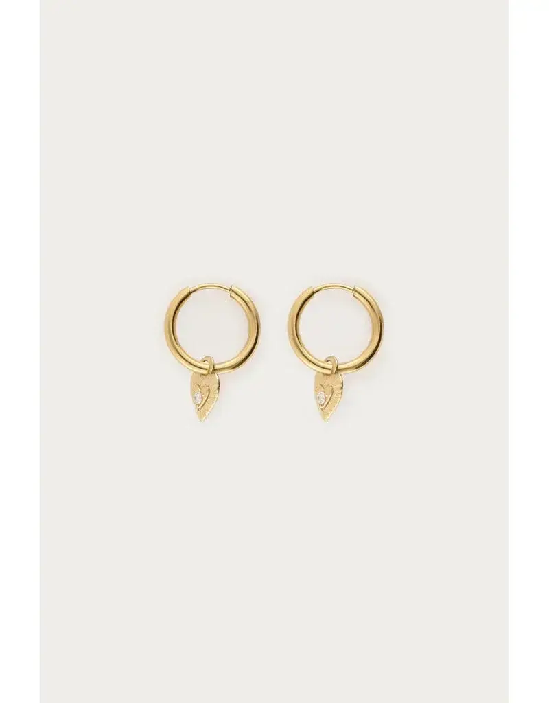 My Jewellery My Jewellery | Nomads minimalistische oorringen met hartje