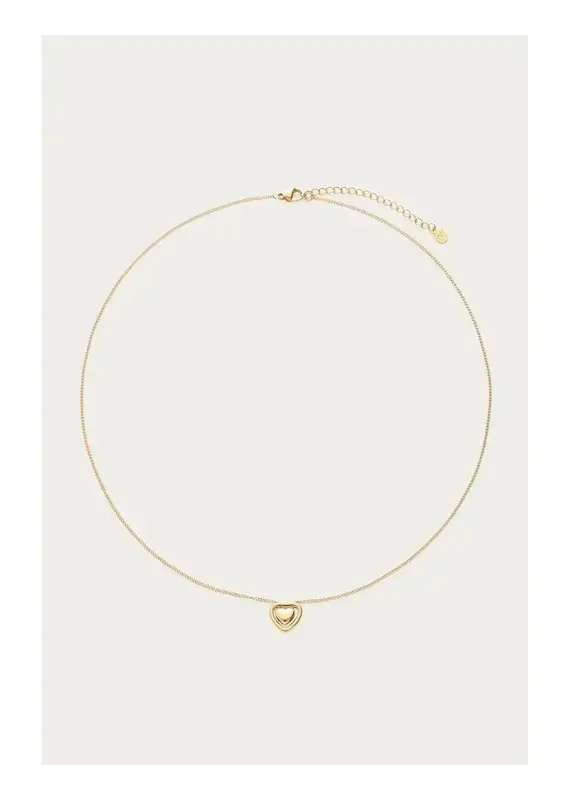My Jewellery My Jewellery | Minimalistische ketting met dubbel hartje