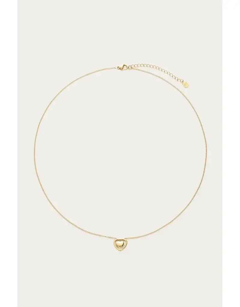 My Jewellery My Jewellery | Minimalistische ketting met dubbel hartje