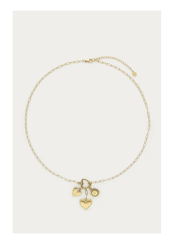 My Jewellery My Jewellery | Candy schakelketting met open hartjes bedels