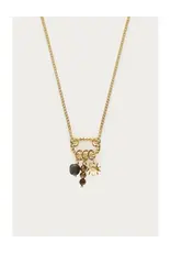 My Jewellery My Jewellery | Sunrocks ketting met zon en bruine kralen