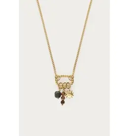 My Jewellery My Jewellery | Sunrocks ketting met zon en bruine kralen