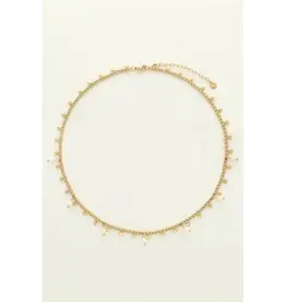 My Jewellery My Jewellery | Ketting met kleine munten en zoetwaterparels