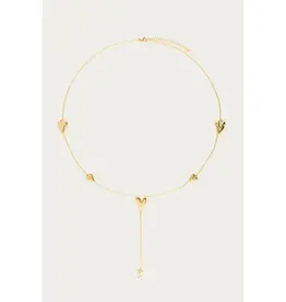 My Jewellery My Jewellery | Lange ketting met hartjes & imitatieparels