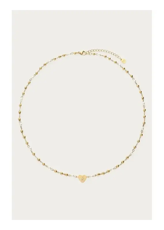 My Jewellery My Jewellery | Ketting met hartje en imitatieparels