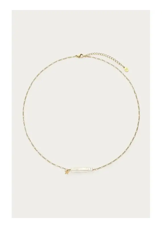 My Jewellery My Jewellery | Ketting met natuurlijke parel bar en ster