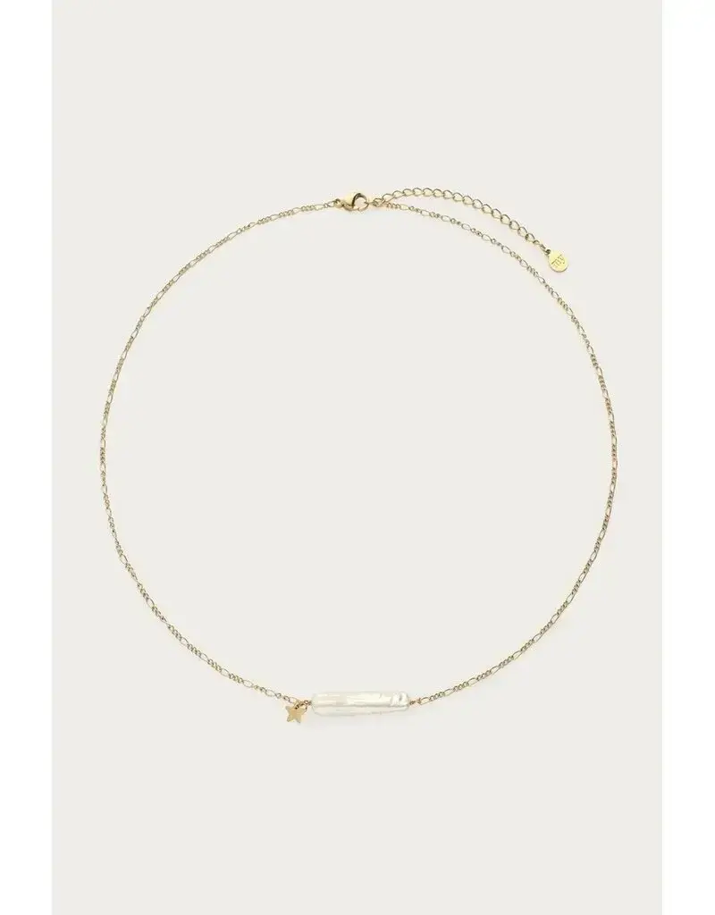 My Jewellery My Jewellery | Ketting met natuurlijke parel bar en ster