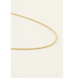 My Jewellery My Jewellery | Korte ketting met platte schakels S