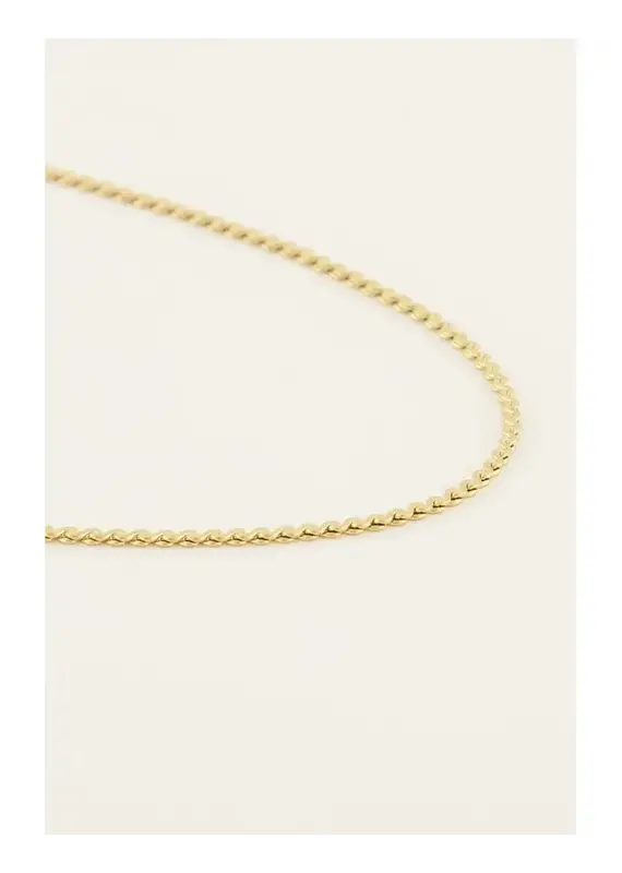 My Jewellery My Jewellery | Korte ketting met platte schakels S
