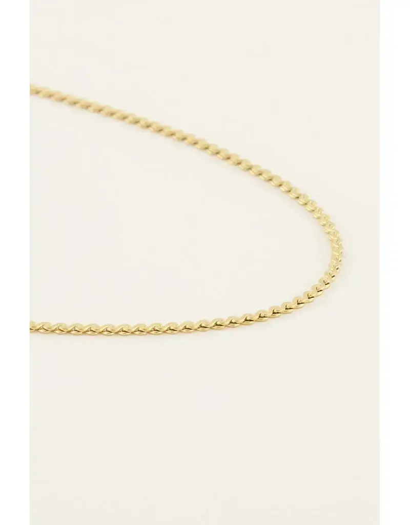 My Jewellery My Jewellery | Korte ketting met platte schakels S