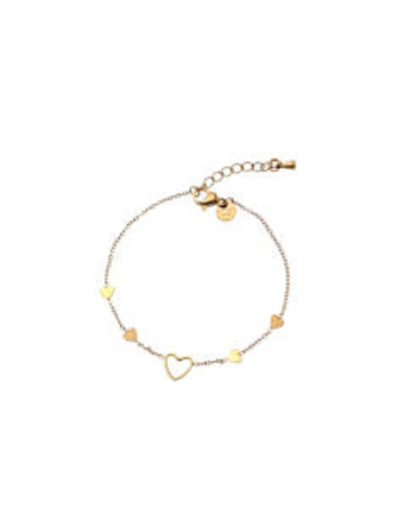 Go Dutch Label D&E | Fine hearts necklace