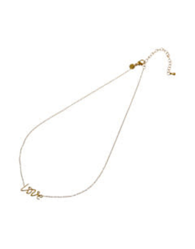 Go Dutch Label D&E | Written love necklace