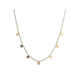 Go Dutch Label D&E | Small smileys necklace