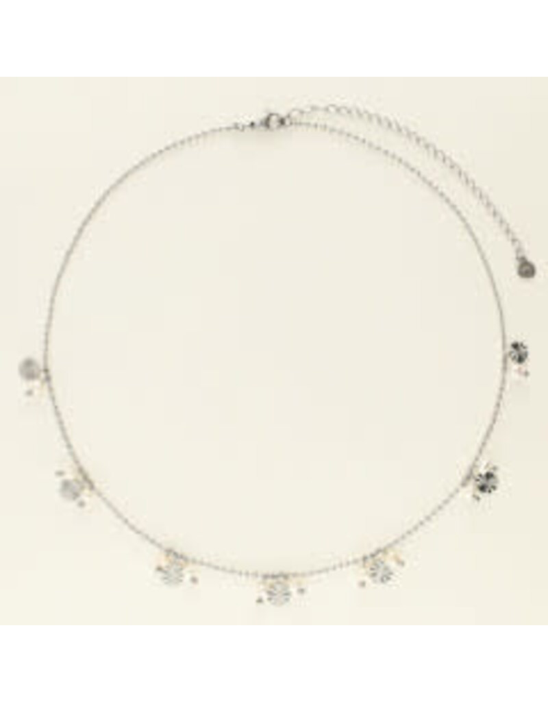 My Jewellery My Jewellery | Shapes ketting met zoetwaterparel & rondjes