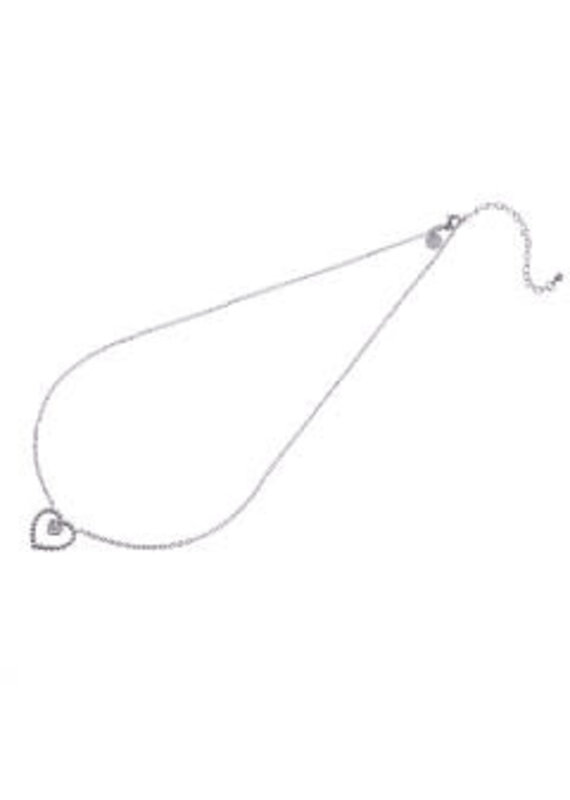 Go Dutch Label D&E | Ketting met dubbele hartjes