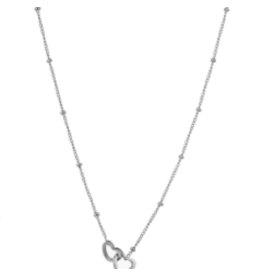 Go Dutch Label D&E | Cute double heart necklace