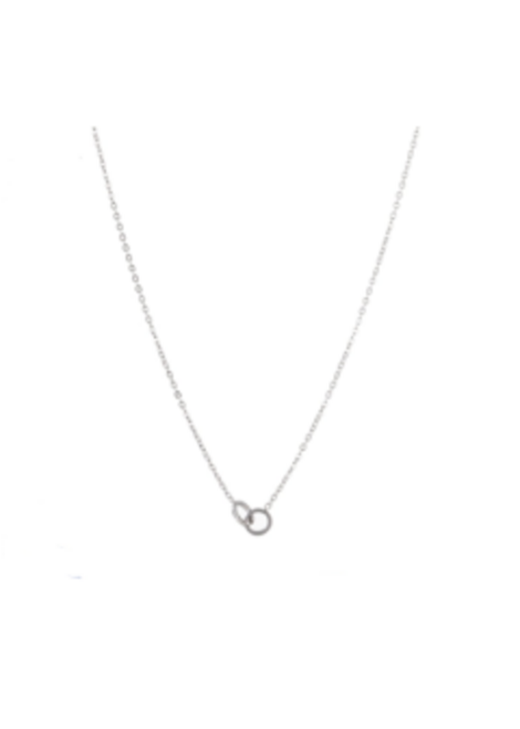 Go Dutch Label D&E | kleine dubbele cirkel ketting