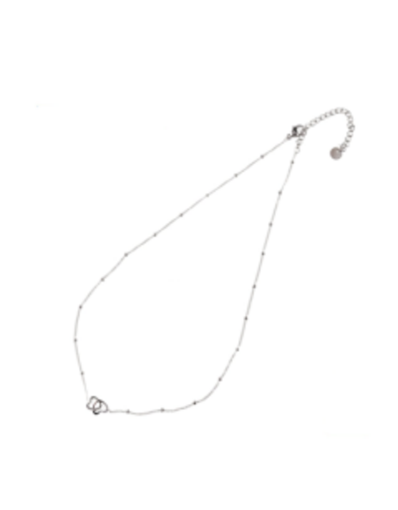Go Dutch Label D&E | Ketting met twee hartjes